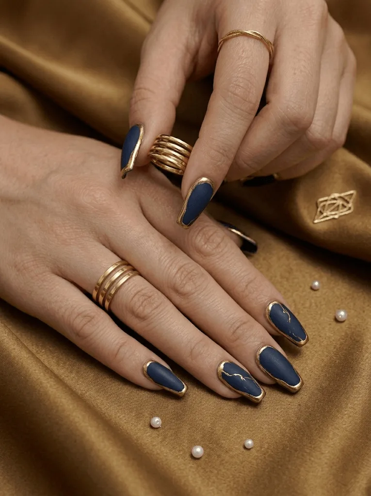 Dip powder nail finish Maiden Nails Webster NY