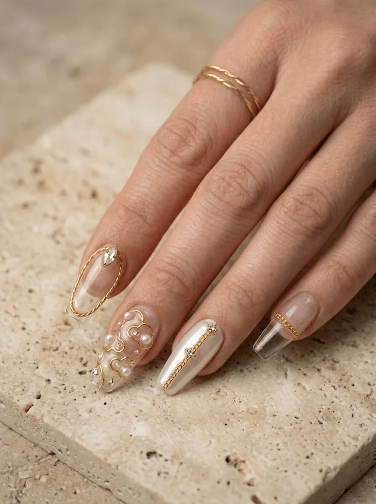 Gel and acrylic nail enhancements at Maiden Nails Webster NY